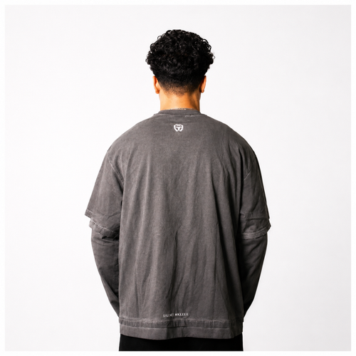 FLORE DOUBLE SLEEVE SILENCE GREY