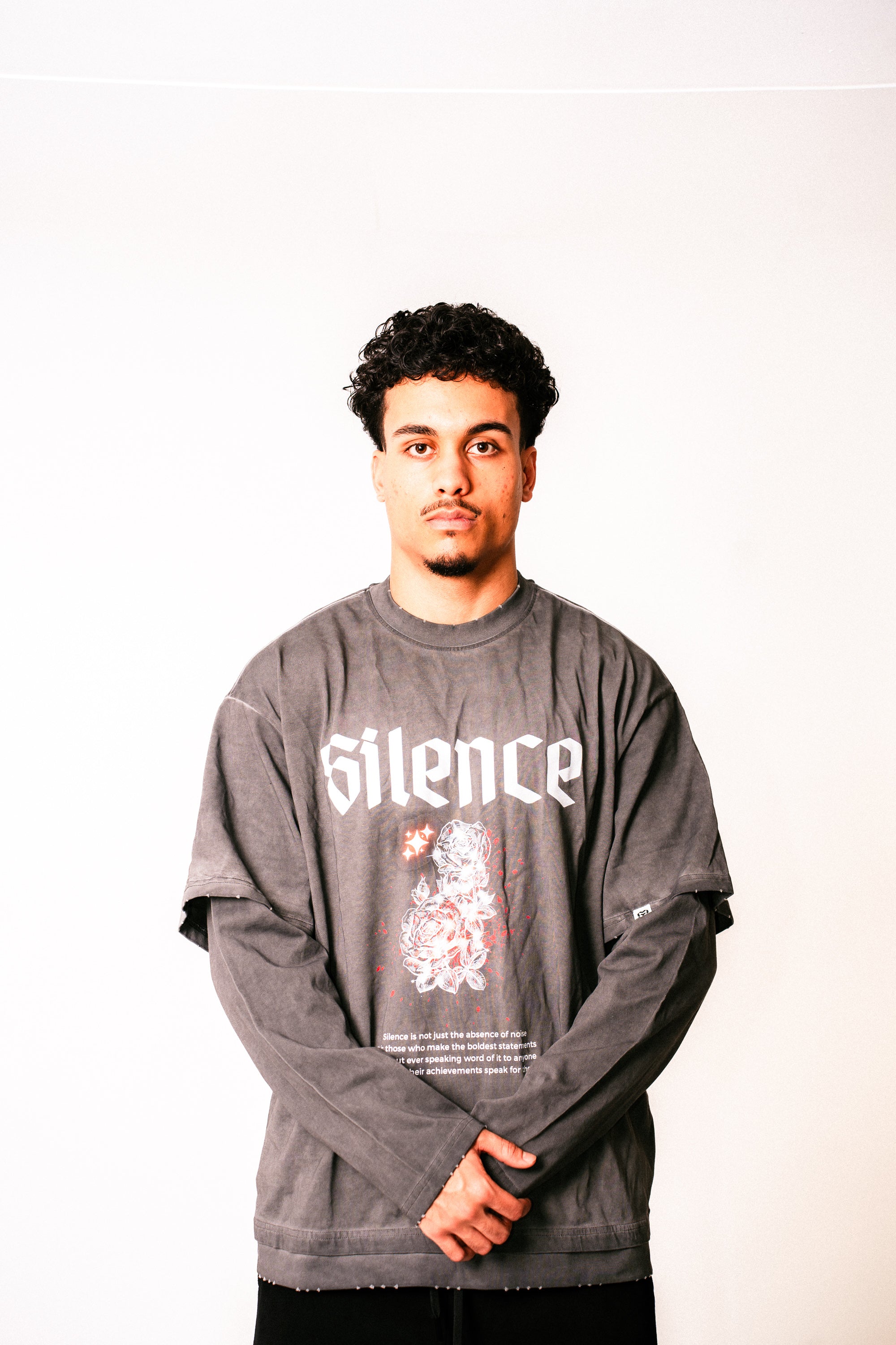 FLORE DOUBLE SLEEVE SILENCE GREY