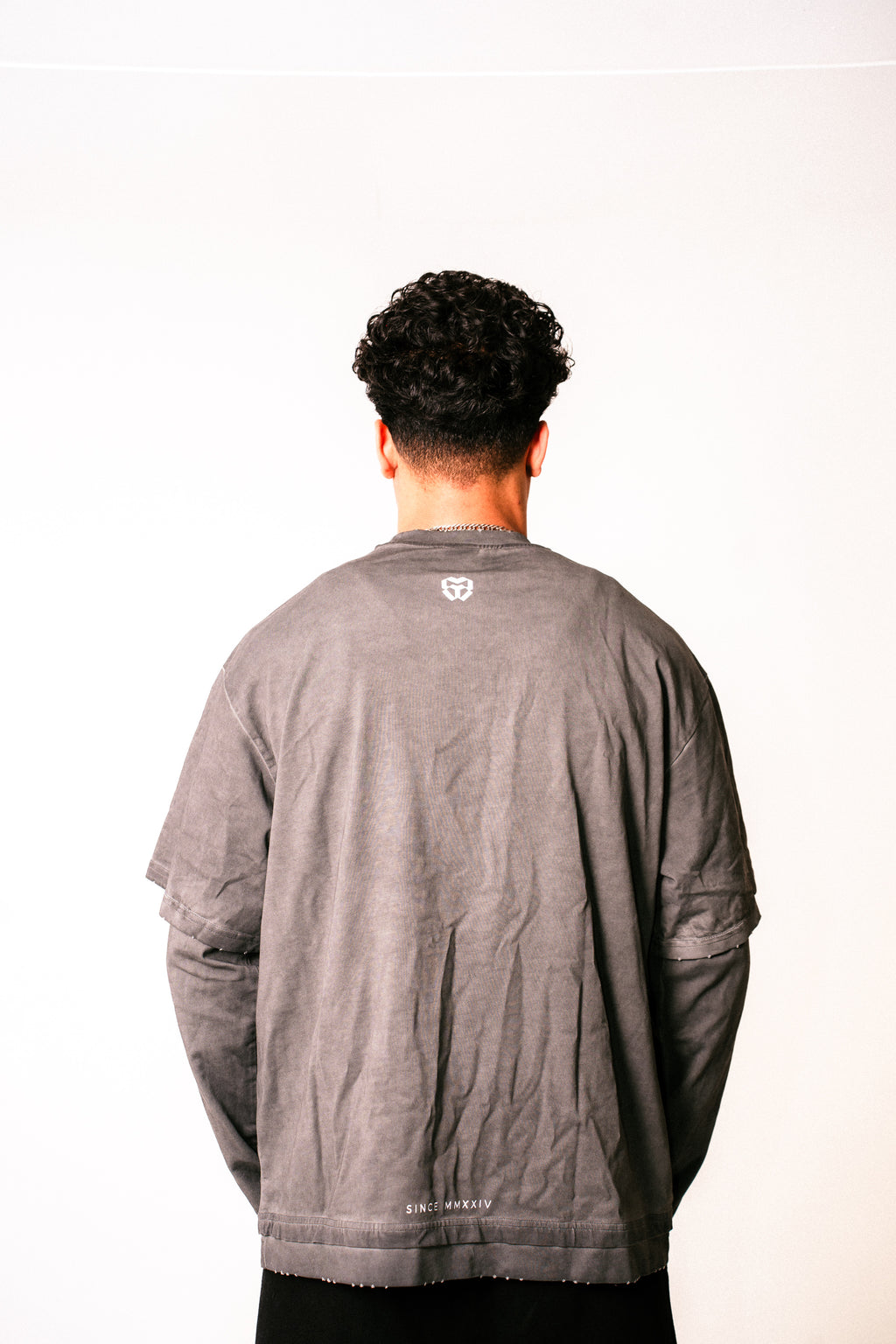 FLORE DOUBLE SLEEVE SILENCE GREY